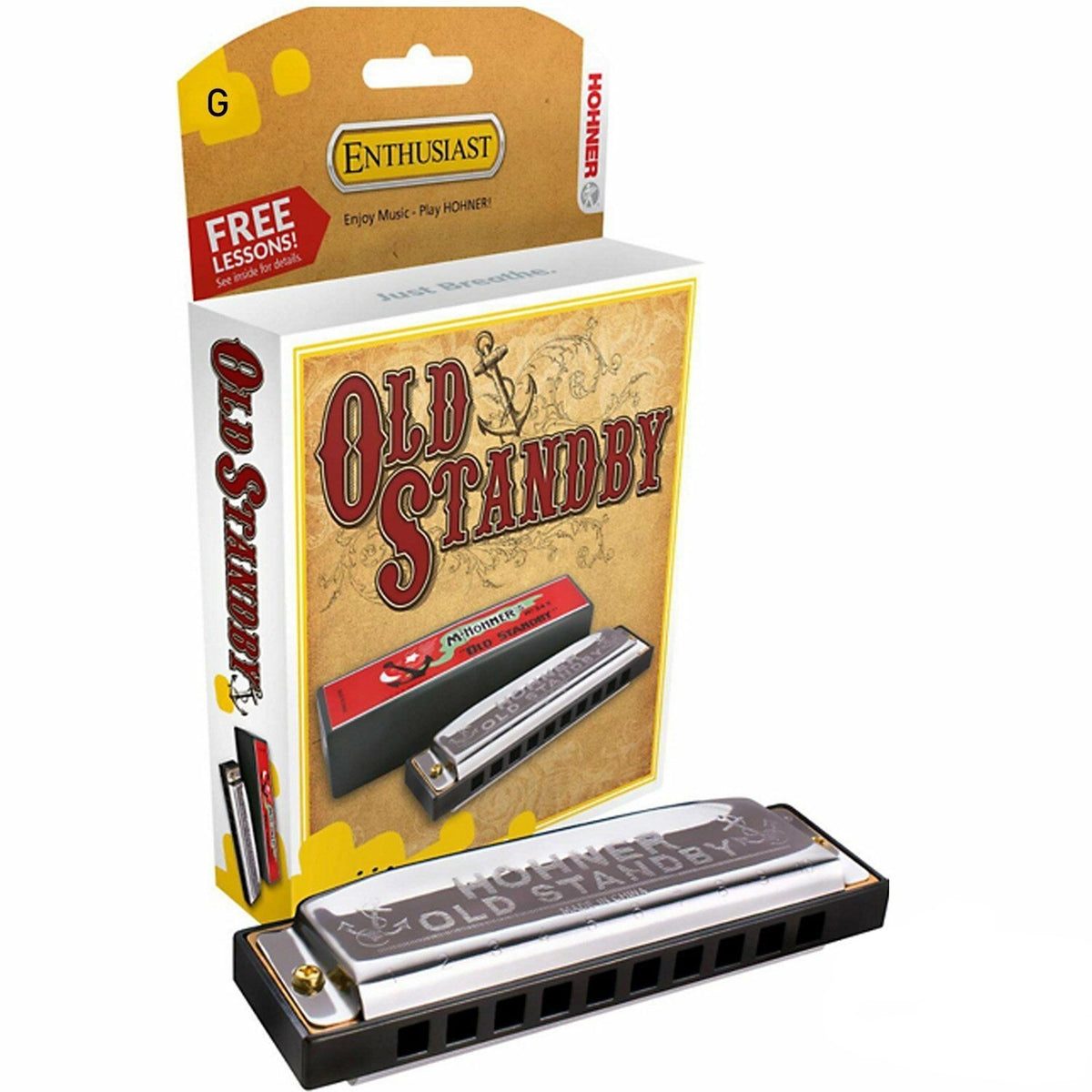 HOHNER 34BBXG Old Standby Harmonica (G)