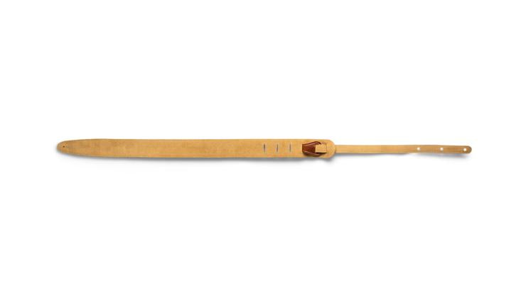 Taylor 410125 2.5"  Leather/Suede Guitar Strap, Chocolate Brown