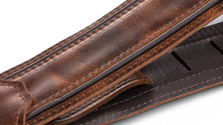 Taylor 412525 2.5" Leather Fountain Strap, Weathered Brn