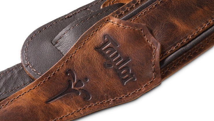 Taylor 412525 2.5" Leather Fountain Strap, Weathered Brn