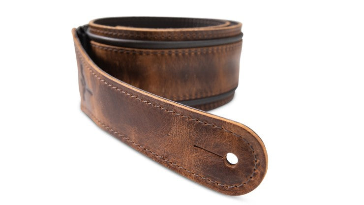 Taylor 412525 2.5" Leather Fountain Strap, Weathered Brn
