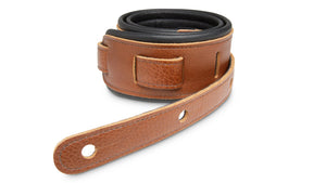 Taylor 412925 2.5" Aerial British Tan Leather Guitar Strap