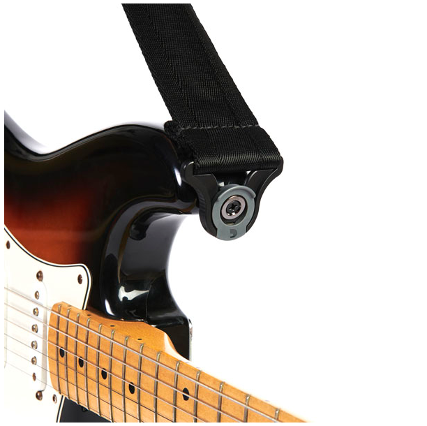 D'ADDARIO 50BAL00 Auto Lock Guitar Strap (Black)