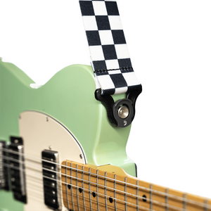 D'ADDARIO 50BAL13 Auto Lock Guitar Strap, Skater Checkerboard