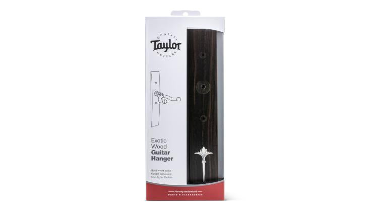 Taylor 70194 Ebony Guitar Hanger, Nouveau Italian Acrylic Inlay, White
