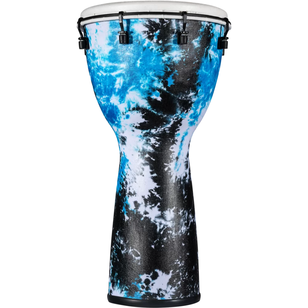 MEINL PERCUSSN ADJ12GB 12" Alpine Series Djembe, Synthetic head (Galactic Blue Tie Dye)