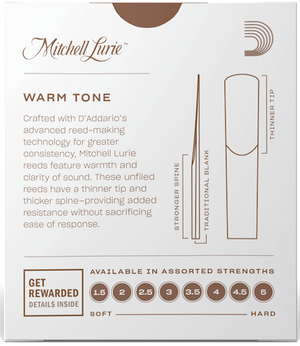 MITCHELL LURIE RML10BCL200 #2 Clarinet Reeds, Box of 10