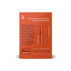 RICO RFA1030 #3 Contra Alto/Bass Clarinet Reeds, Box of 10 - Ray's Midbell Music