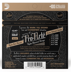 D'ADDARIO EJ47 Pro-Arte Normal Tension Classical Guitar Strings - Ray's Midbell Music