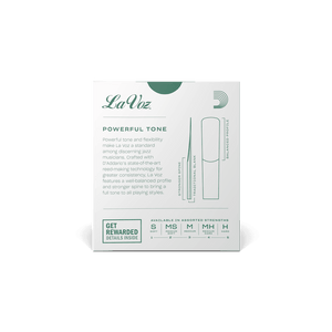 LA VOZ RJC10SF Soft Alto Sax Reeds, Box of 10 - Ray's Midbell Music