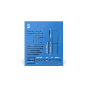 RICO ROYAL RJB1030 #3 Alto Sax Reeds, Box of 10 - Ray's Midbell Music