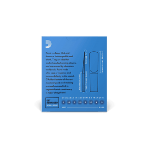 RICO ROYAL RBB1030 #3 Eb Clarinet Reeds, Box of 10 - Ray's Midbell Music