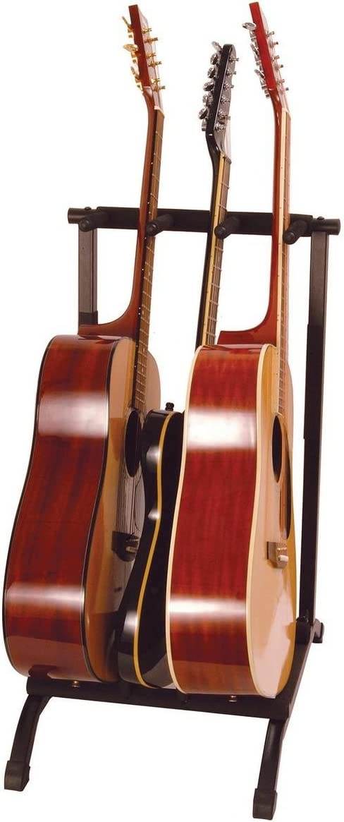 ON STAGE GS7361 3-Space Foldable Multi Guitar Rack - Ray's Midbell Music