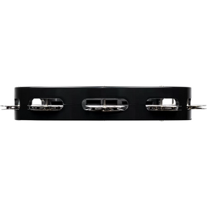 MEINL PERCUSSN HTT8BK 8" Headliner Tour Tambourine, Black, Stainless Steel Jingles