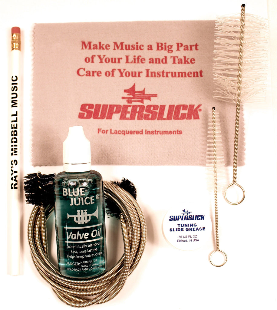 MIDBELL IBHCK2 Baritone Horn Care Kit w/ Blue Juice - Ray's Midbell Music