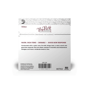 D'ADDARIO J58LM Pro-Arte Viola String Set, Long Scale, Medium Tension - Ray's Midbell Music