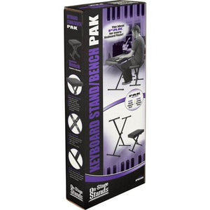 ON STAGE KPK6500 Keyboard Stand & Bench Pack - Ray's Midbell Music