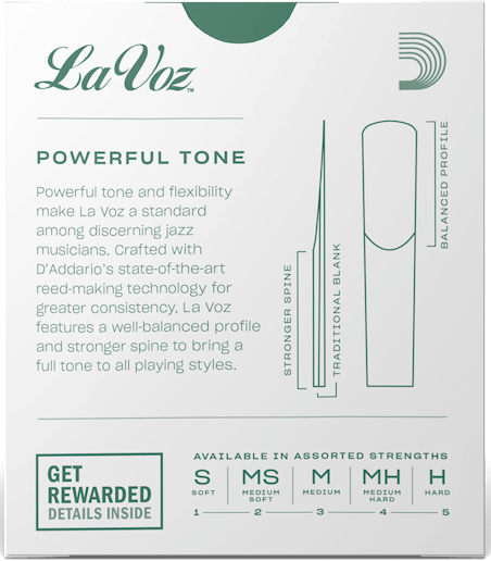 LA VOZ RCC10SF Soft Clarinet Reeds, Box of 10