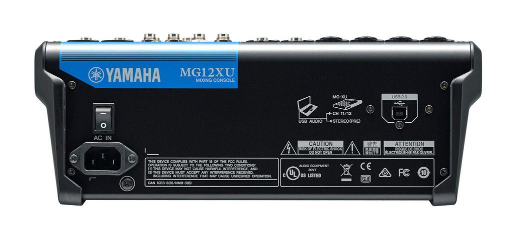 YAMAHA MG12XCV MGX Series 12 Channel Mixer 2 Bus W/Effects