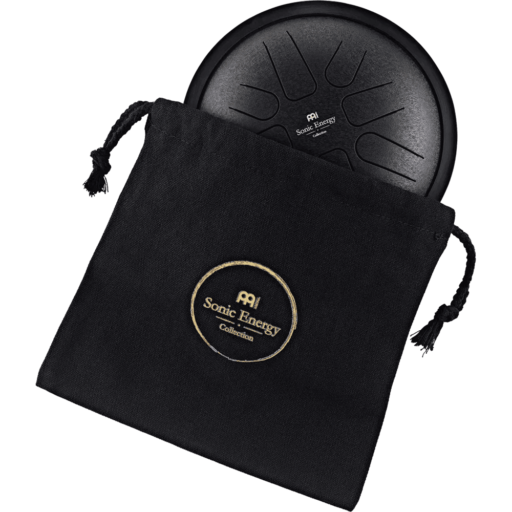MEINL PERCUSSN MSTD1BK Mini Steel Tongue Drum, C Major (Black) - Ray's Midbell Music