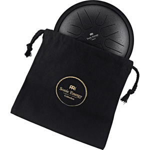 MEINL PERCUSSN MSTD1BK Mini Steel Tongue Drum, C Major (Black) - Ray's Midbell Music