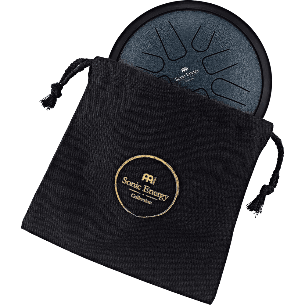 MEINL PERCUSSN MSTD2NB Mini Steel Tongue Drum, A Major (Navy Blue) - Ray's Midbell Music