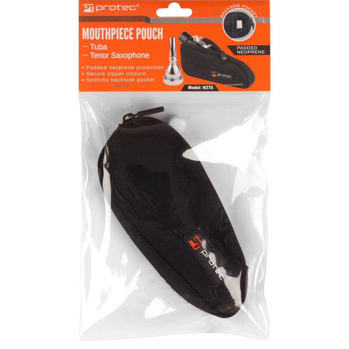 Protec N275 Neoprene Tuba/Tenor Sax Mouthpiece Pouch - Ray's Midbell Music