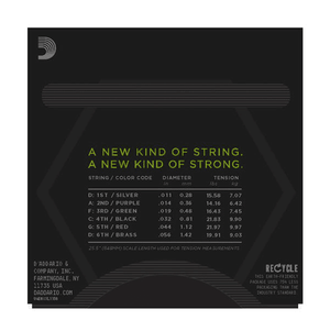 D'ADDARIO NYXL1156 NYXL Medium Top/Extra-Heavy Bottom Electric Guitar Strings, - Ray's Midbell Music