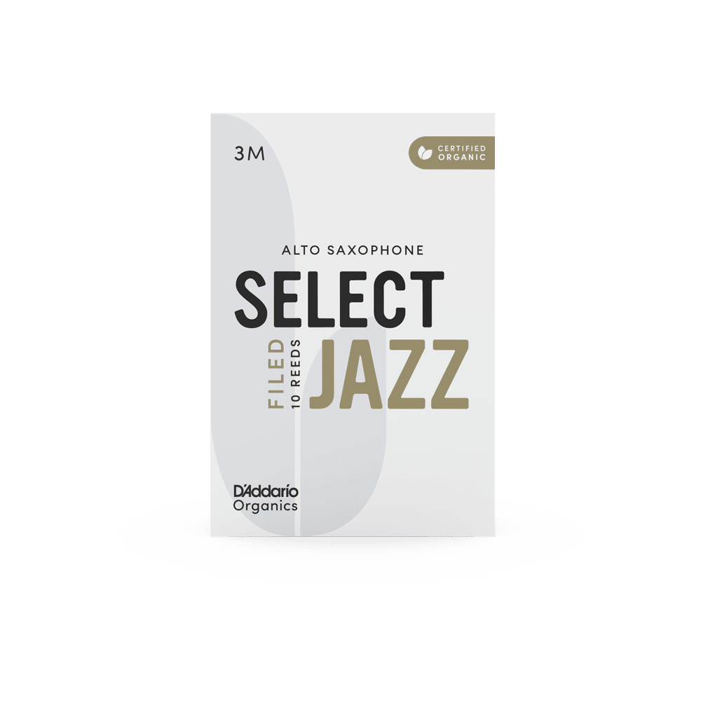 RICO JAZZ SELCT ORSF10ASX3M #3M Organic Filed Alto Saxophone Reeds, Box of 10 - Ray's Midbell Music