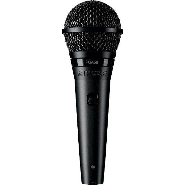 SHURE PGA58XLR Vocal Microphone w/ XLR to XLR Cable - Ray's Midbell Music