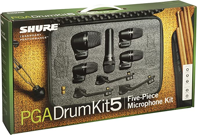 SHURE PGADRUMKIT5 PG Alta Series 5 Piece Drum Mic Kit
