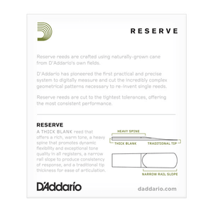 D'ADDARIO DJR1020 #2 Reserve Alto Sax Reeds, Box of 10 - Ray's Midbell Music