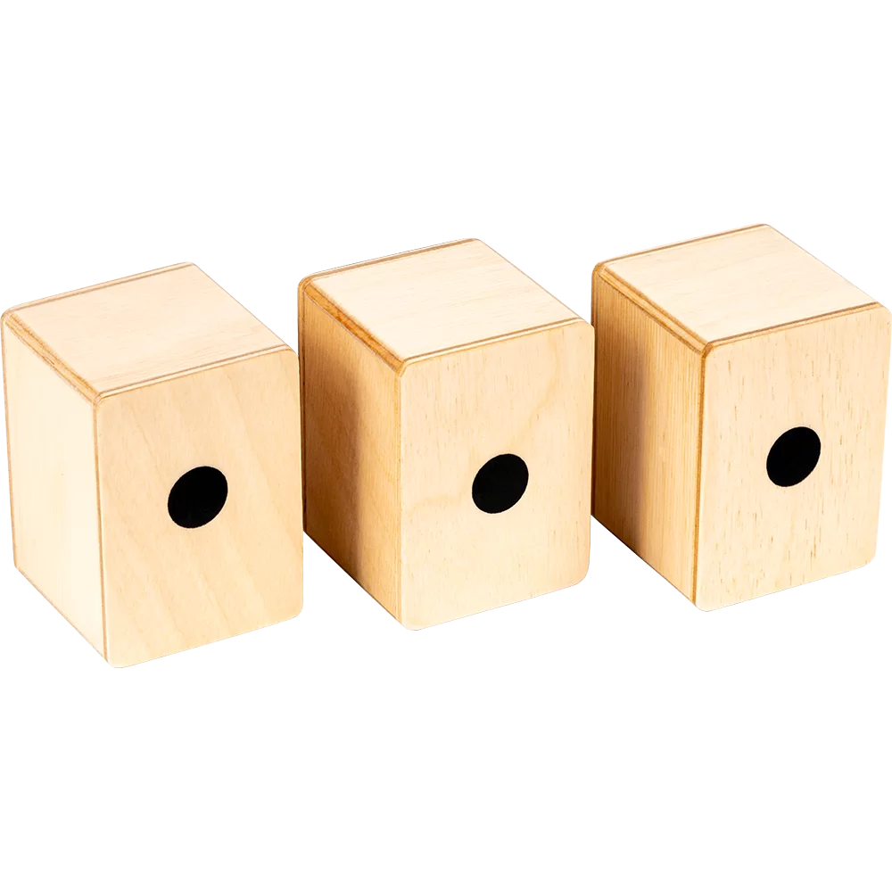 MEINL PERCUSSN SH50SET Mini Cajon Shaker Set, 3 piece