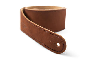 Taylor 410325 2.5" Sanded Suede Guitar Strap, Medium Brown