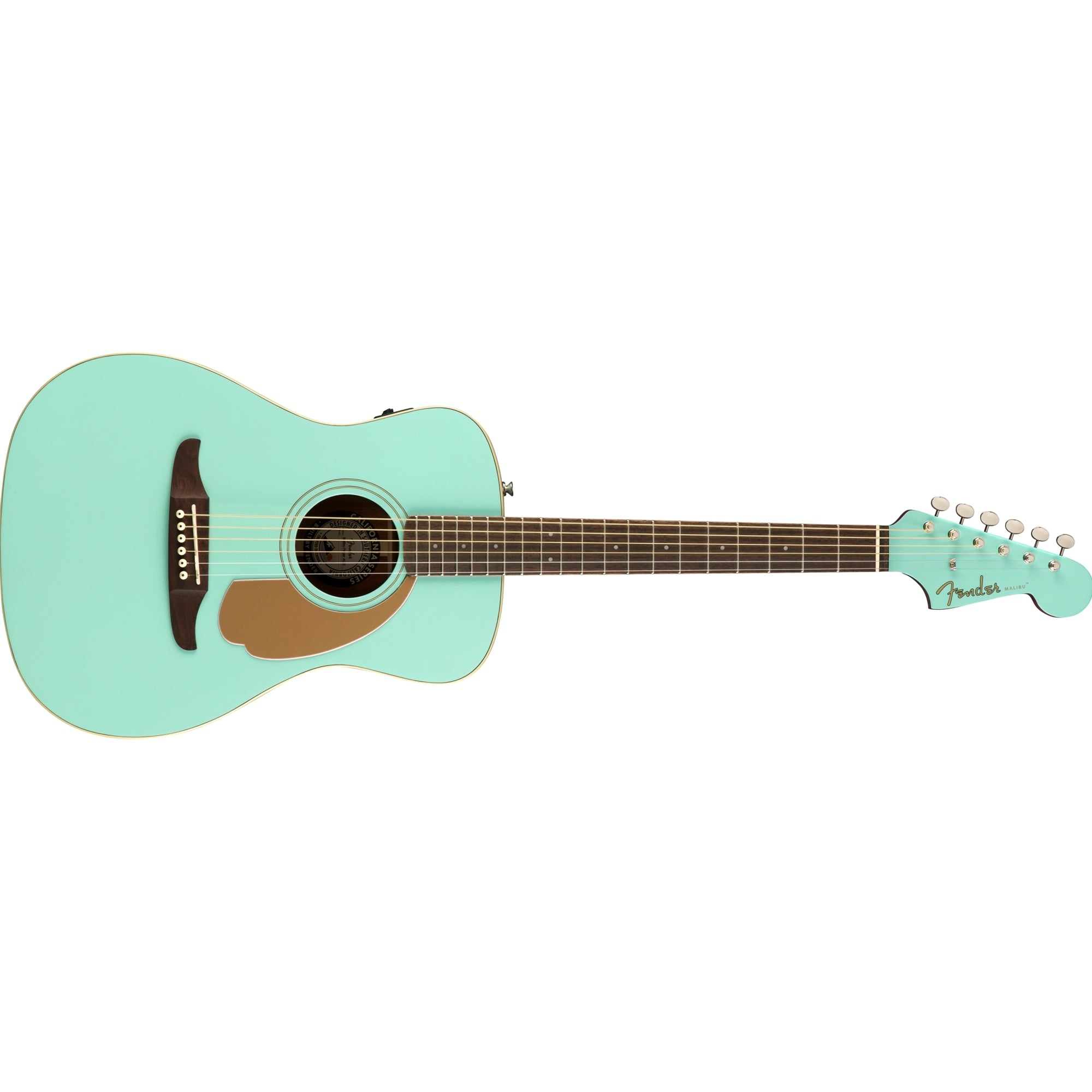 FENDER #0970722008 Malibu Player Short Scale A/E Guitar (Aqua Splash)