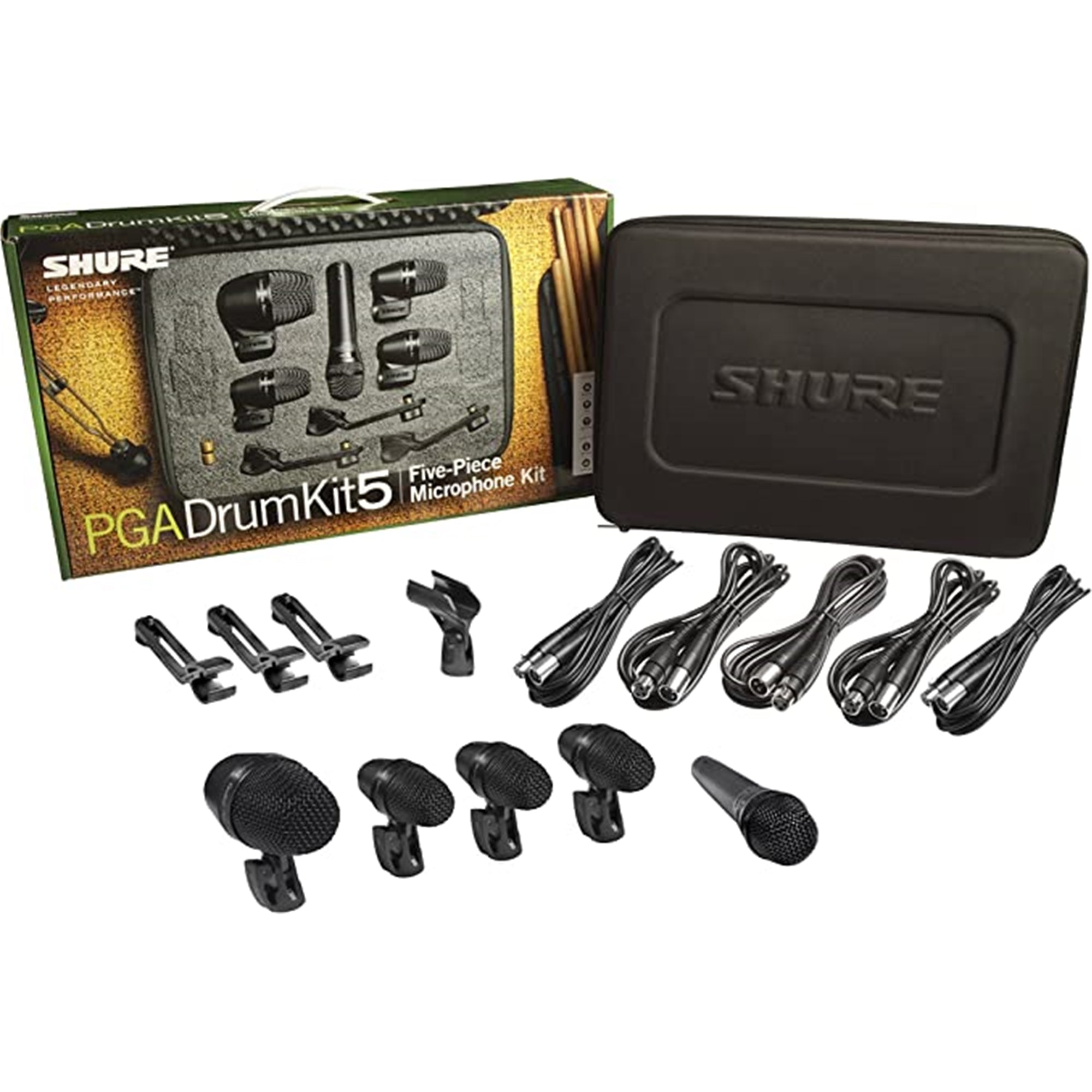 SHURE PGADRUMKIT5 PG Alta Series 5 Piece Drum Mic Kit - Ray's