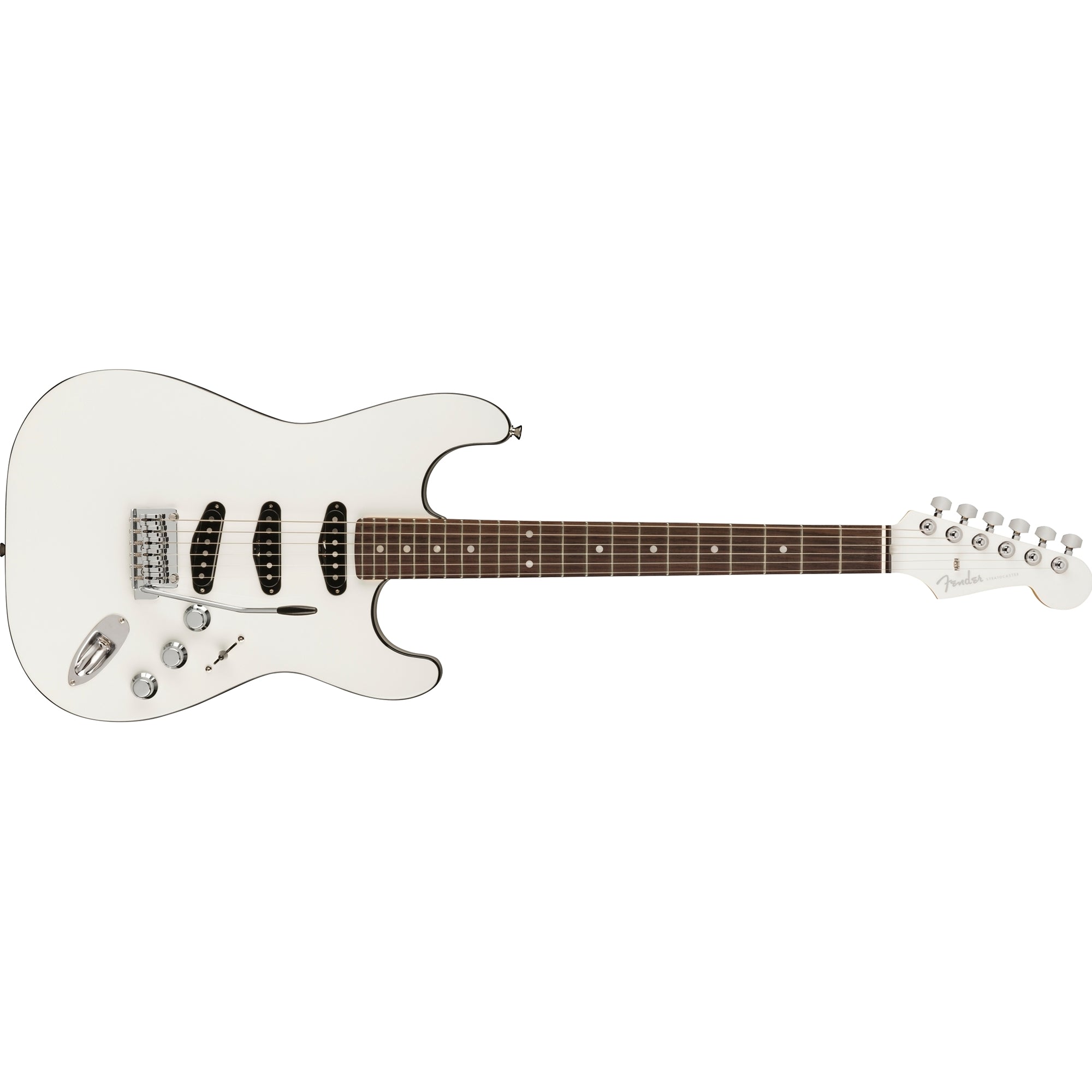 FENDER #0252000310 Aerodyne Special Stratocaster Electric Guitar (Bright White)