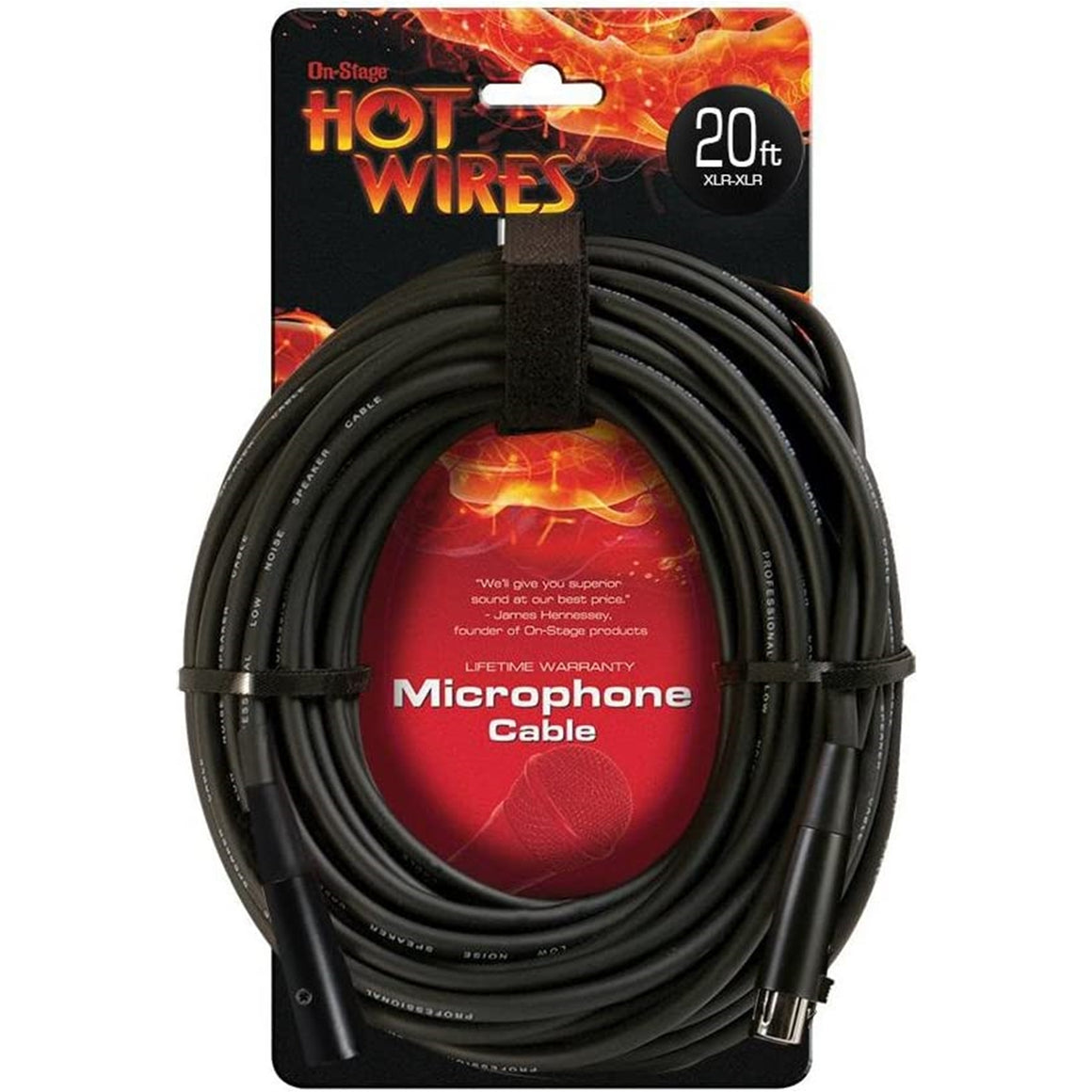 HOT WIRES MC1220LC 20' Microphone Cable