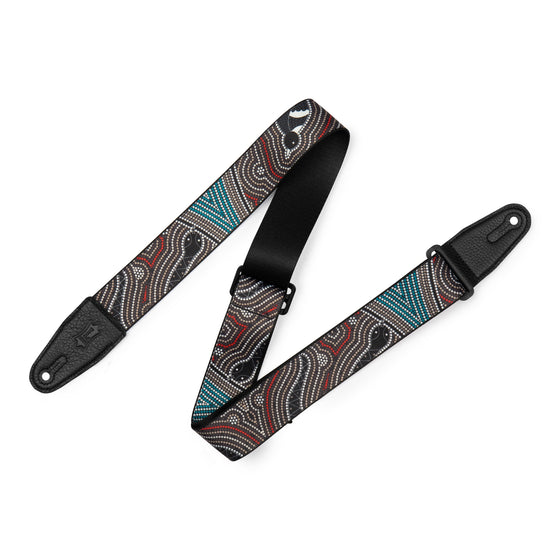 LEVYS MP2DU001 2" Down Under Series Poly Guitar Strap