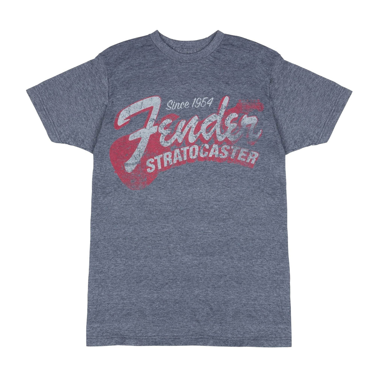 FENDER #9101290387 Since 1954 Strat T-Shirt, Blue (S) - Ray's Midbell Music