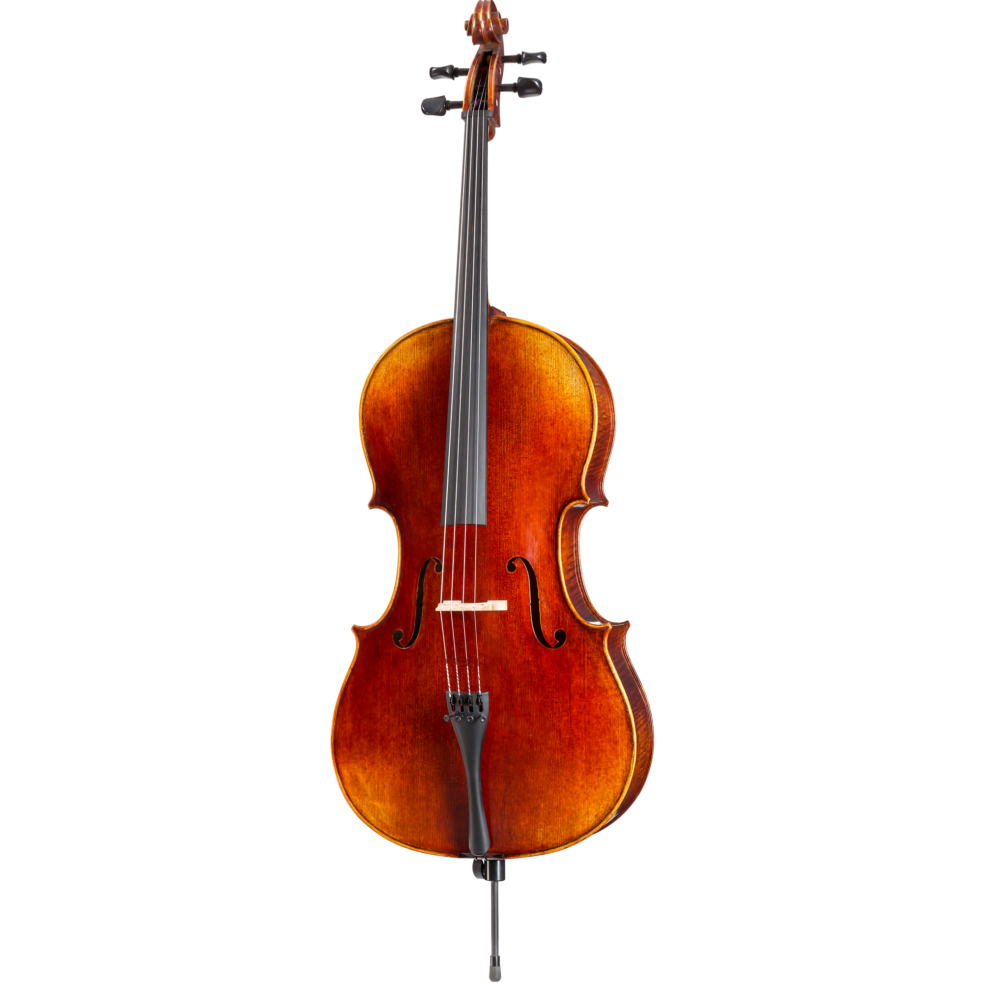 August F. Kohr K565C1 4/4 Advancing Level Cello, w/ Carbon Fiber 