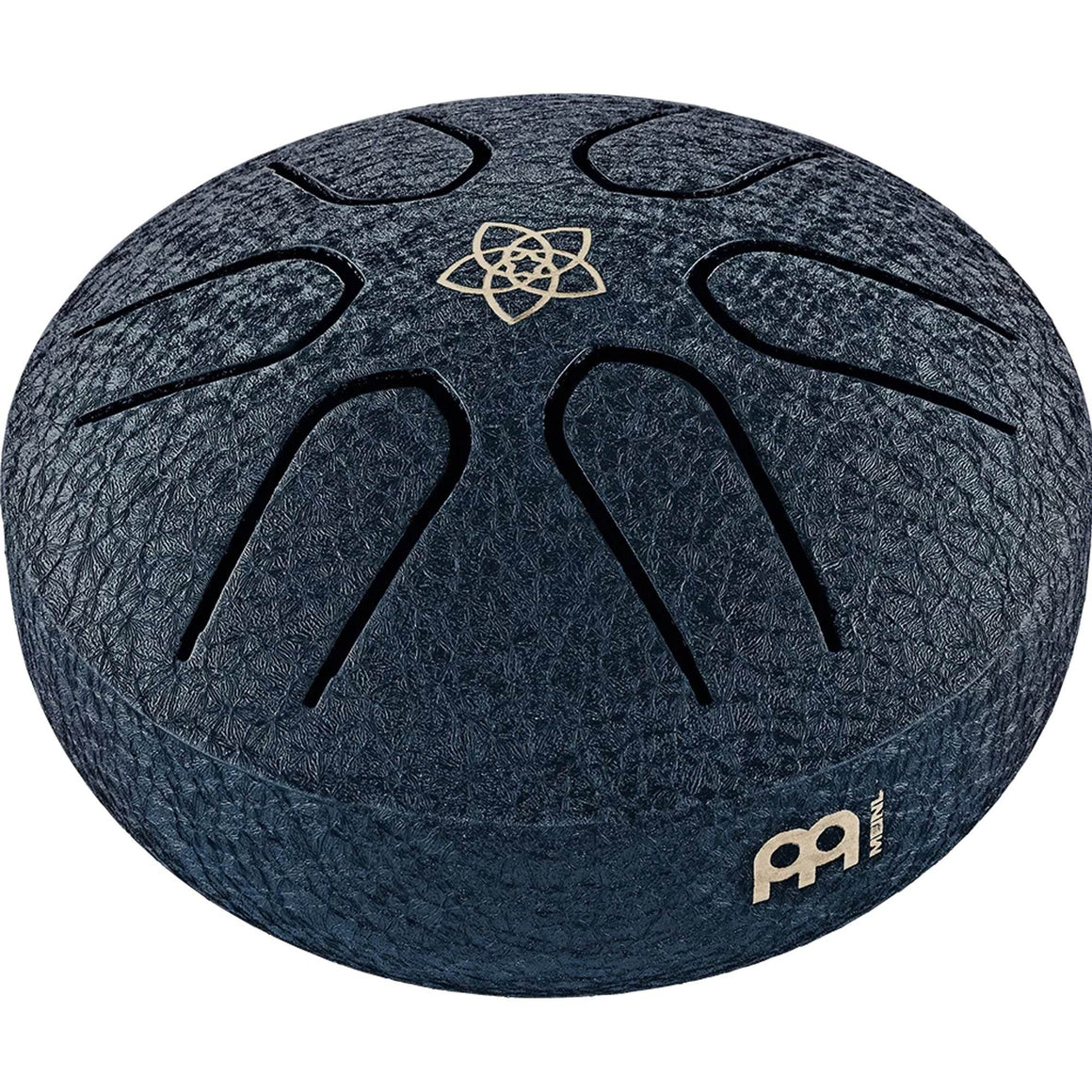 MEINL PERCUSSN PSTD2NBVF Pocket Steel Tongue Drum, A Major (Navy Blue) - Ray's Midbell Music