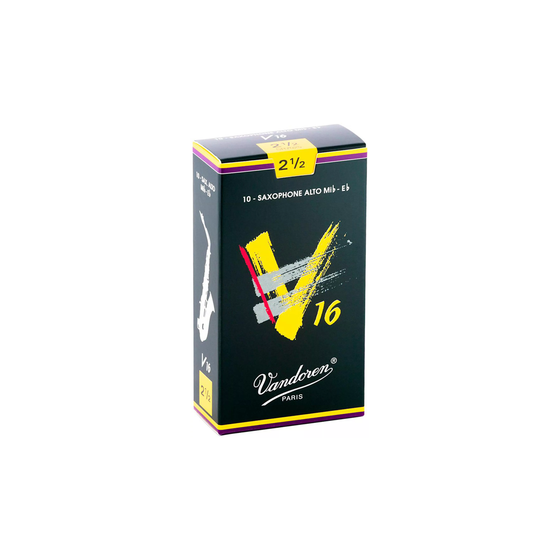 VANDOREN V16 SR7025 #2.5 Alto Sax Reeds, Box of 10