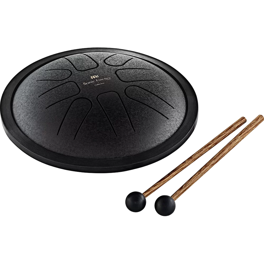 MEINL PERCUSSN MSTD1BK Mini Steel Tongue Drum, C Major (Black)