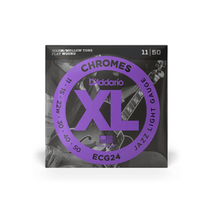 D'ADDARIO ECG24 Jazz Light Chromes Flat Wound Strings - Ray's Midbell Music