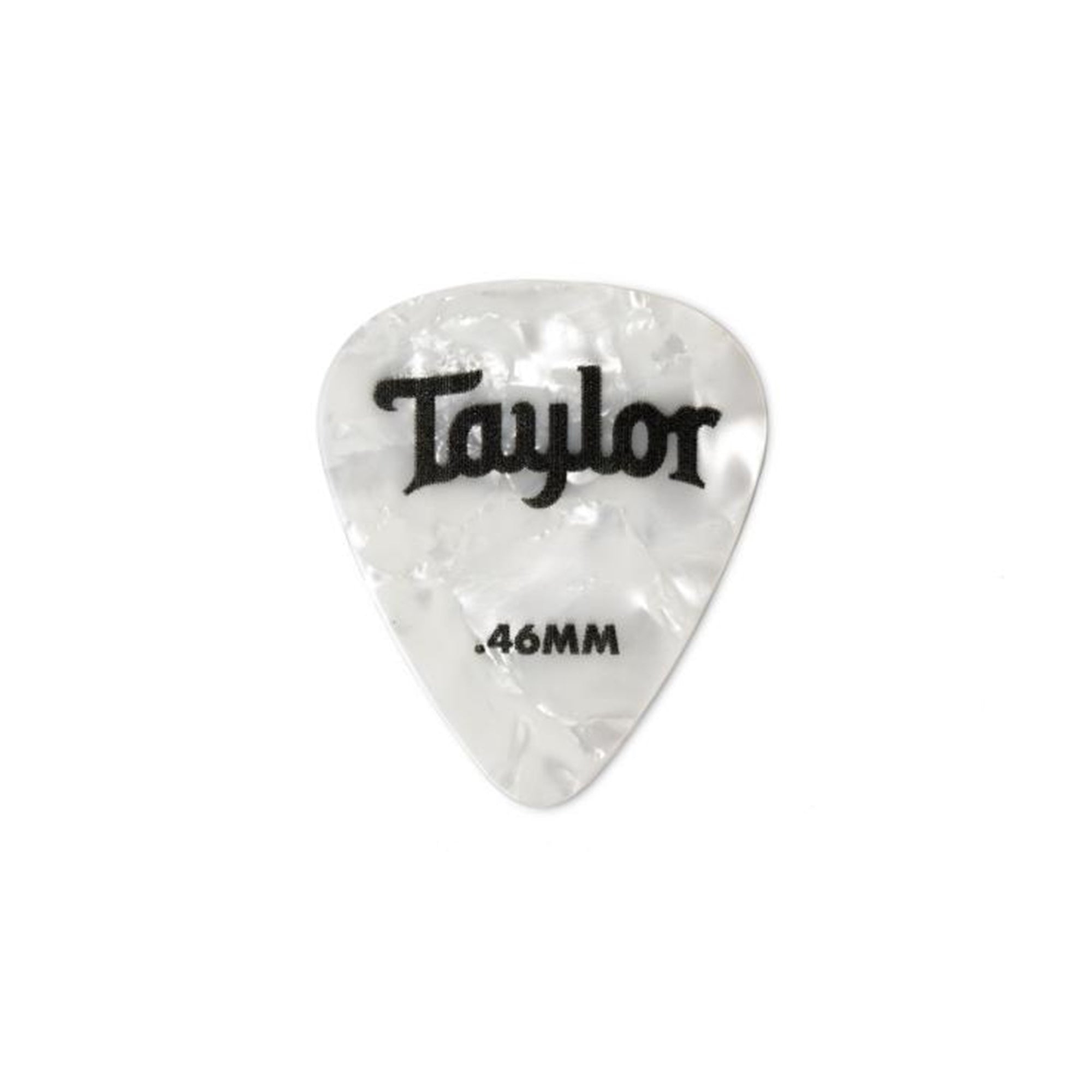 Taylor 80715 Celluloid 351 Picks, White Pearl, 1.21mm 12-Pack