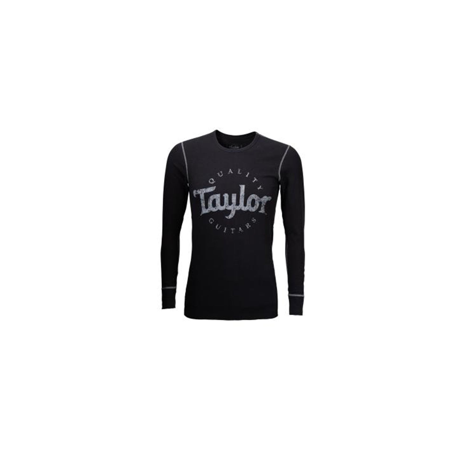 Taylor 20225 Men's Thermal Shirt, Aged Logo, Black/Grey (Medium)