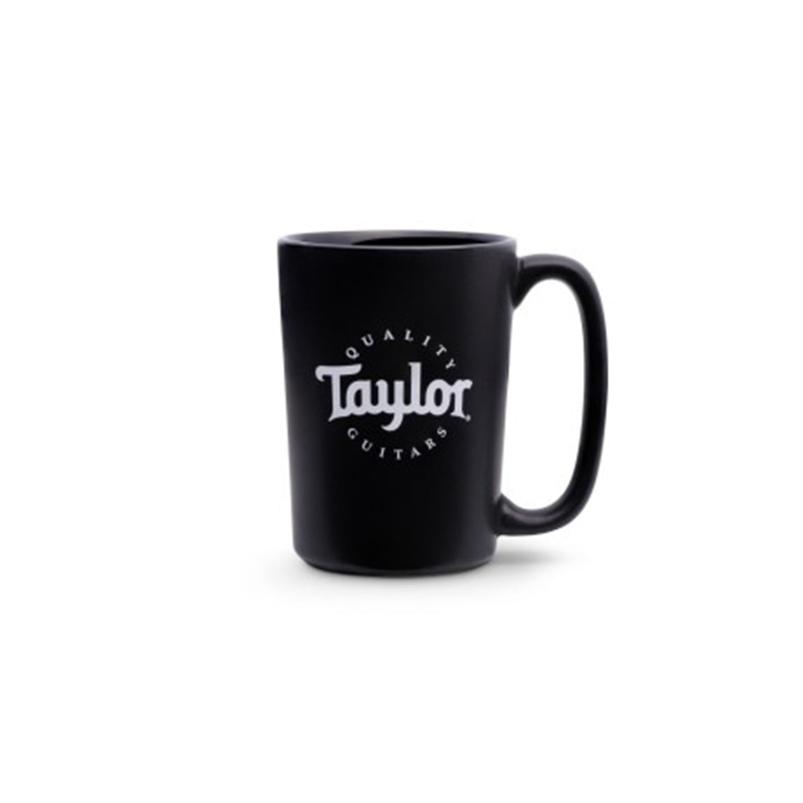 Taylor 1526 Rocca Coffee Mug,Black,White Logo,12oz