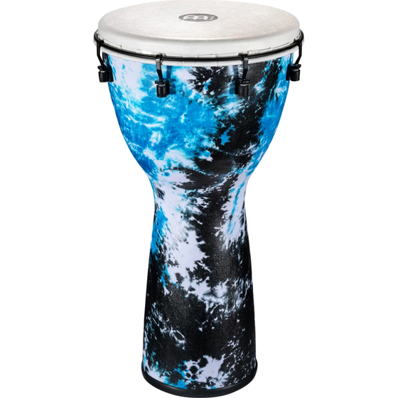 MEINL PERCUSSN ADJ12GB 12" Alpine Series Djembe, Synthetic head (Galactic Blue Tie Dye)