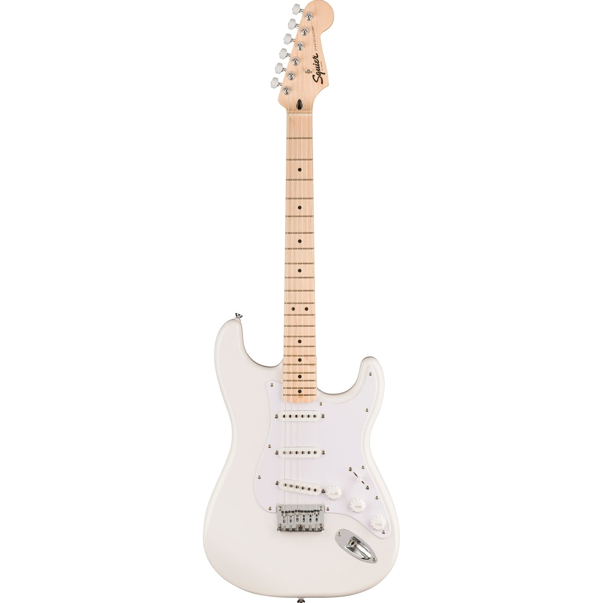 FENDER 0373252580 Sonic Stratocaster HT Electric Guitar (Arctic White)
